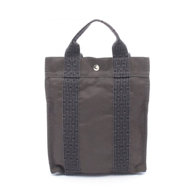 エルメス HERMES エールライン アドPM リュックサック バックパック バッグ キャンバス レディース グレー系 【中古】