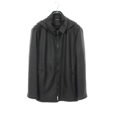 ジョルジオアルマーニ GIORGIO ARMANI フード付き 衣料品 アウター ウール メンズ グレー系 MSB50W MS902 【中古】