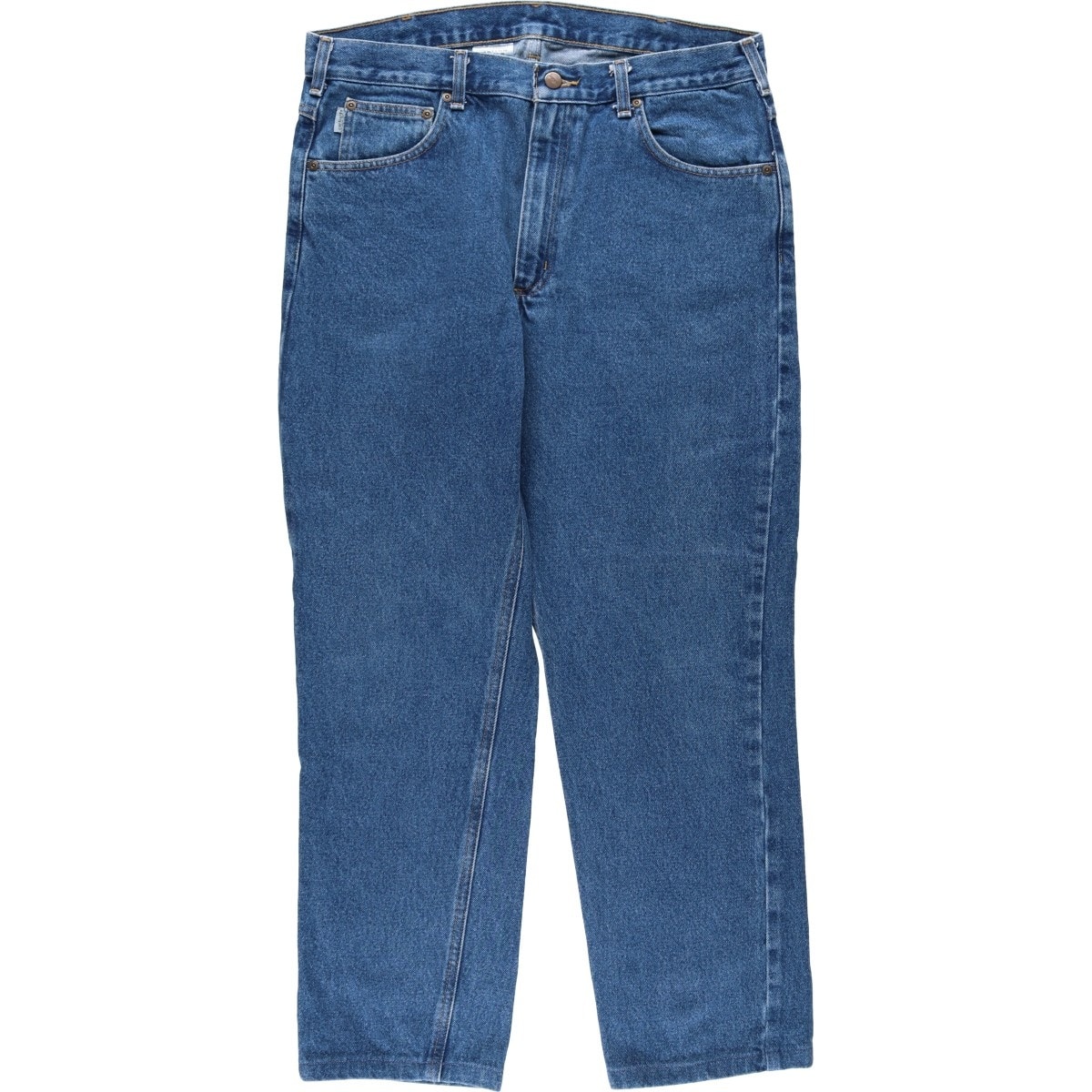 古着 カーハート Carhartt Traditional FIT ロゴパッチ テーパードデニムパンツ メンズw37相当/eaa637886