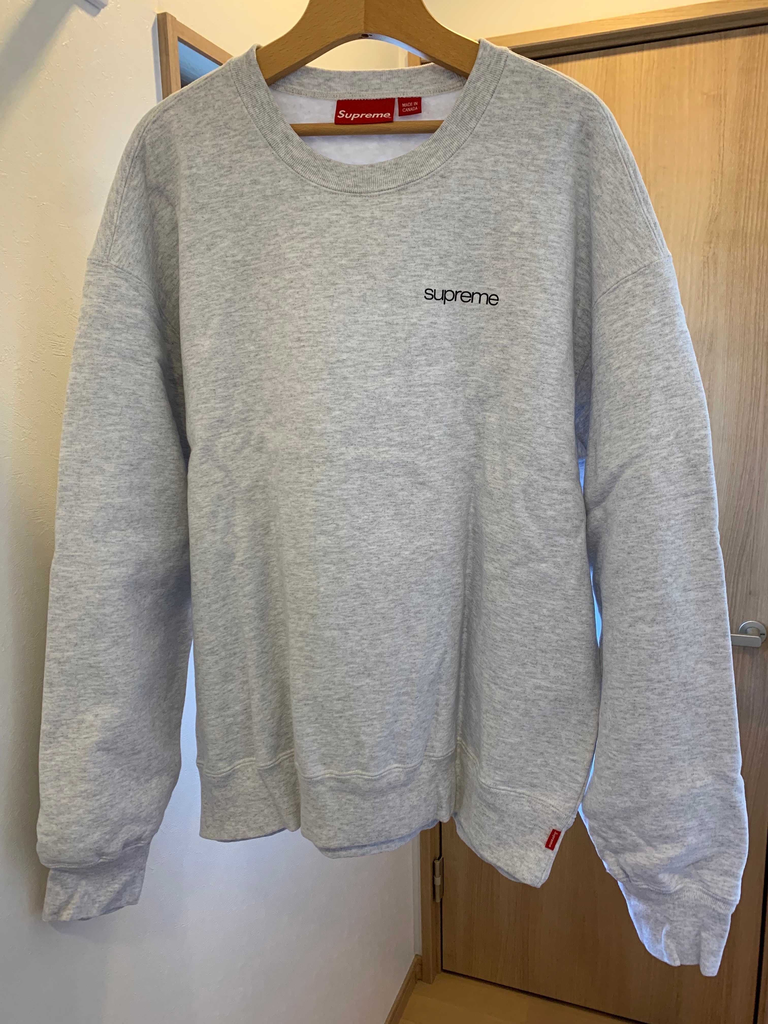 Supreme Nyc Crewneck "Ash Grey"