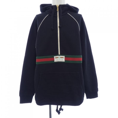 グッチ GUCCI ウェブ&GUCCIラベル付きスウェットシャツ 645320 XJDAK パーカー