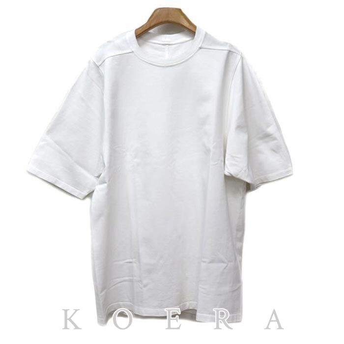 Rick Owens リックオウエンス オーバーサイズT 半袖Tシャツ ホワイト RU19S2282-BA M メンズ【中古】