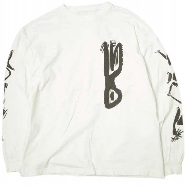 SASQUATCHfabrix. サスクワァッチファブリックス 24AW EASTEND DRAGON L/S T-SHIRT イーストエンドドラゴン ロングスリーブTシャツ 24AW-TS9-002 XL WHITE 長袖 トップス g22203
