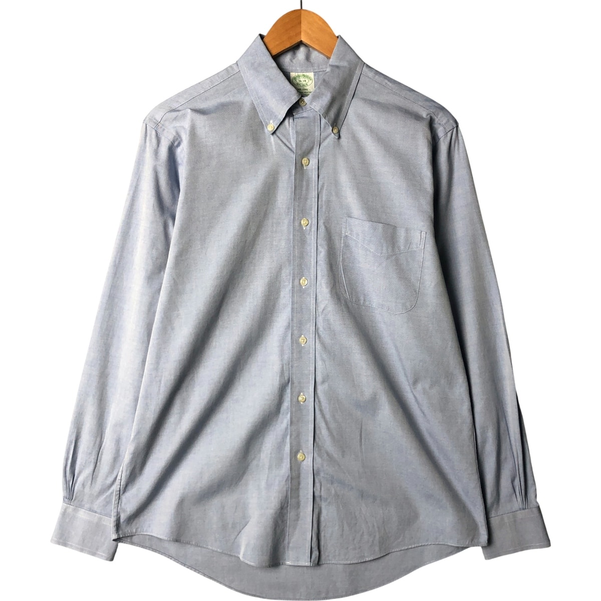 古着 ブルックスブラザーズ Brooks Brothers Est.1818 長袖 ボタンダウンシャツ メンズL相当/eaa585289