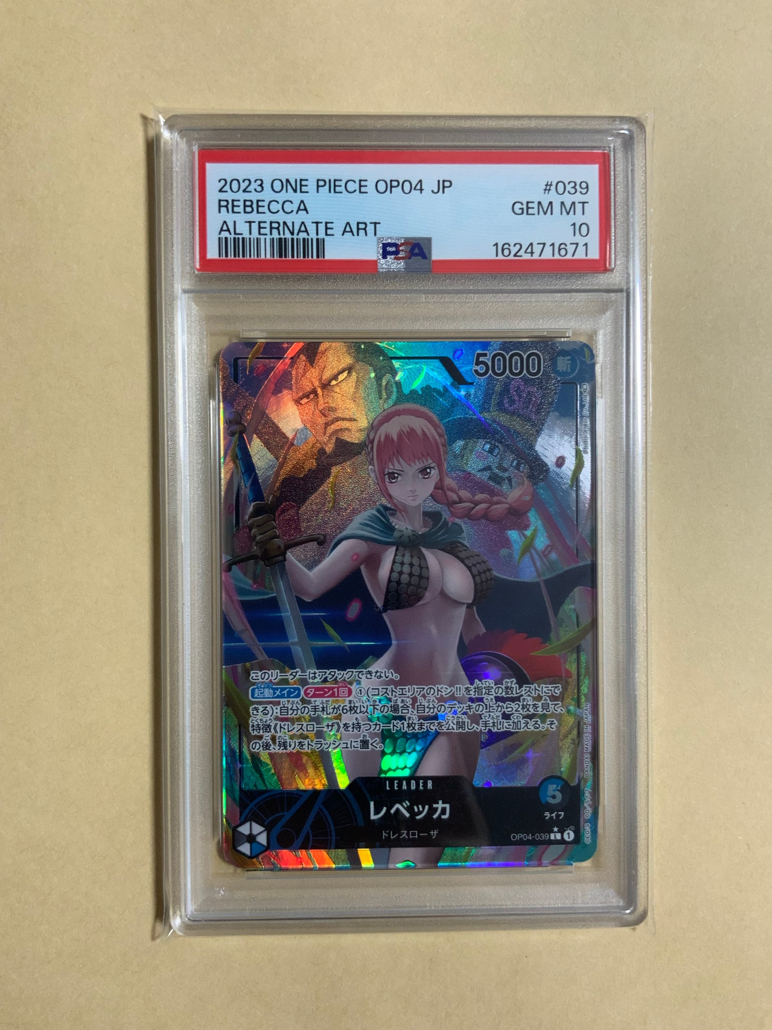 Rebecca L-P [OP04-039] (Booster Pack The Kingdom Of Conspiracy)
