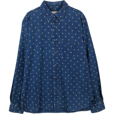 古着 ブルックスブラザーズ Brooks Brothers Red Fleece 総柄 ペイズリー柄 長袖 ボタンダウンシャツ メンズL相当/eaa662800