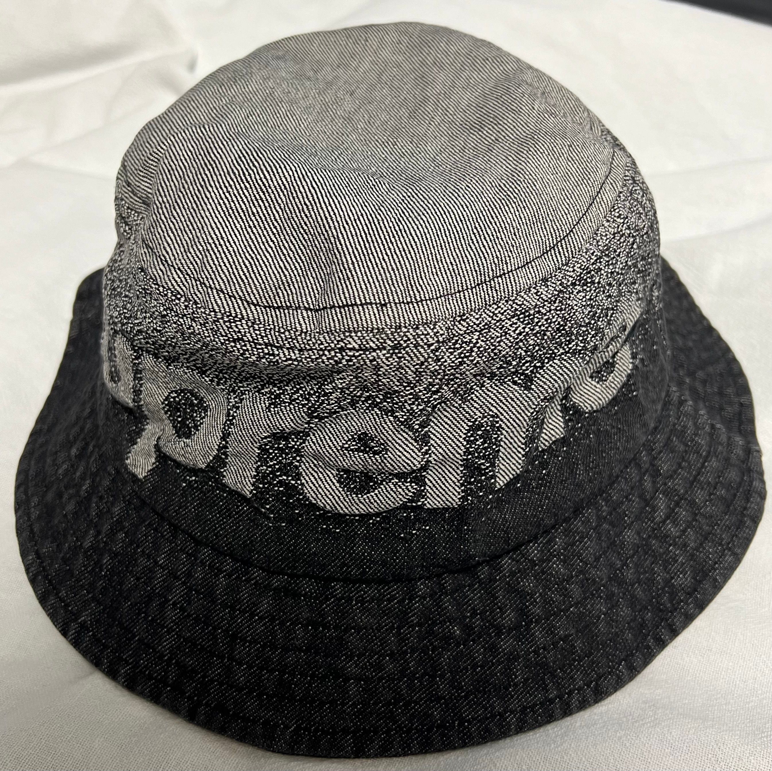 Supreme Fade Jacquard Denim Crusher "Black"