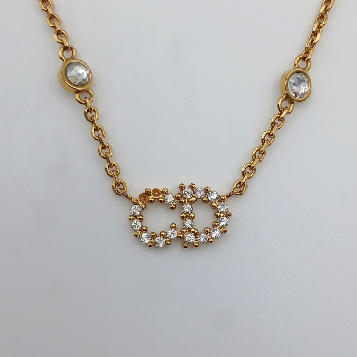 Christian Dior クリスチャンディオール CLAIR D LUNE ネックレス ネックレス GP ゴールド  レディース【中古】