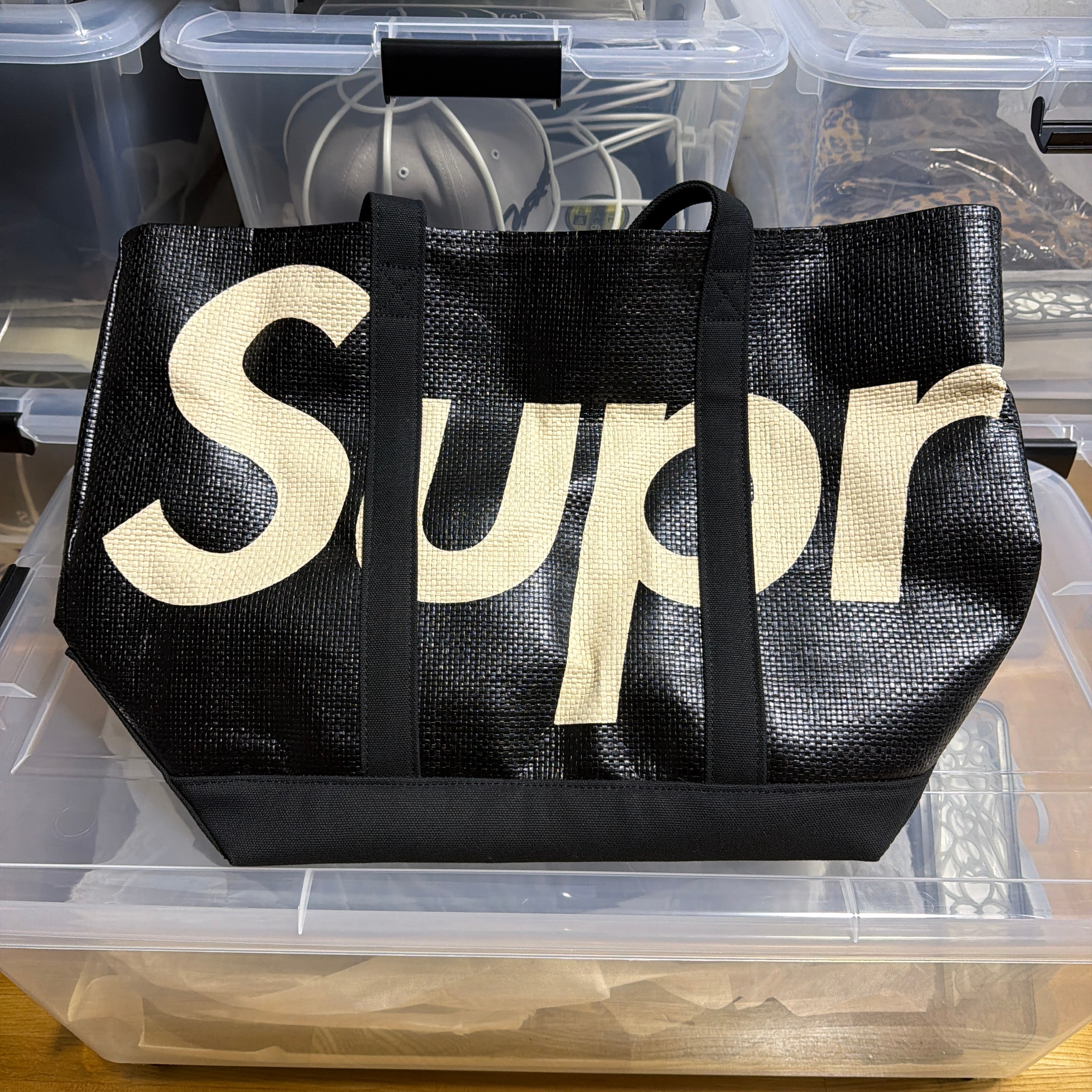 Supreme Raffia Tote 