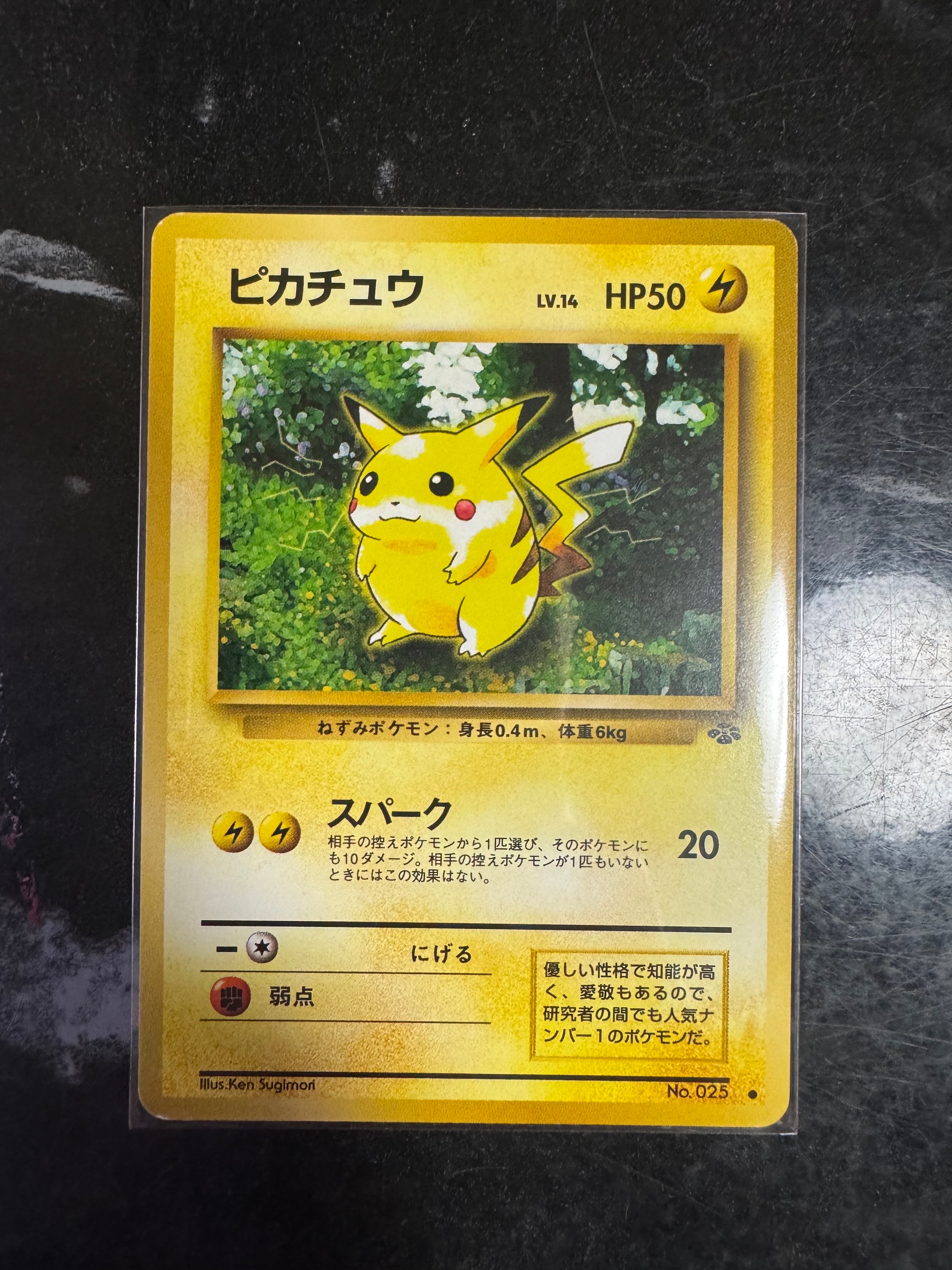 ピカチュウ ● : 旧裏 [PMCG2 No.025](拡張パック「ポケモンジャングル」)