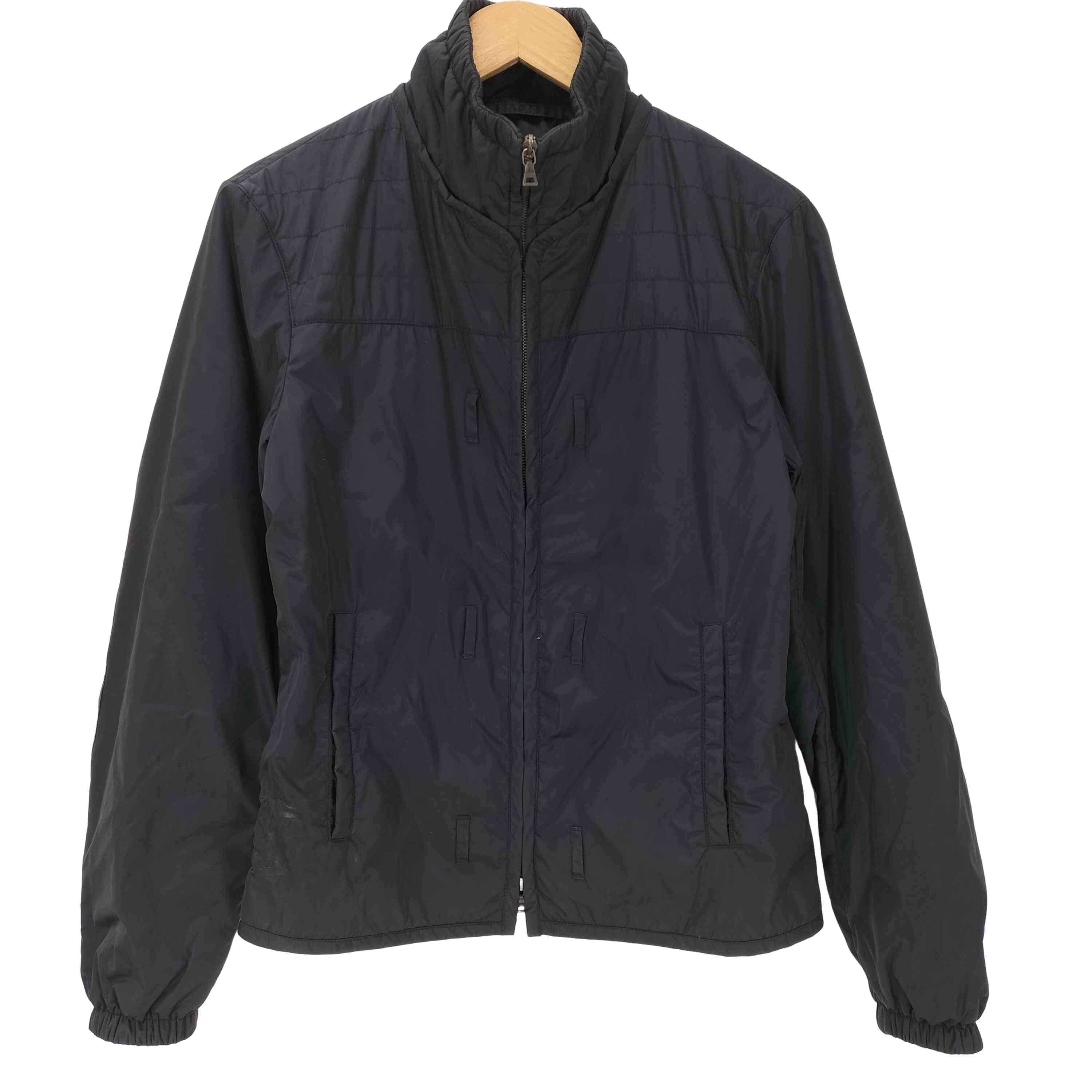 MADE IN ITALY FULL-ZIP NYLON JACKET イタリア製 フルジップ ナイロン パデット ブルゾン ジャケット ダブルジップ ririジップ archive アーカイブ【1143173202648】