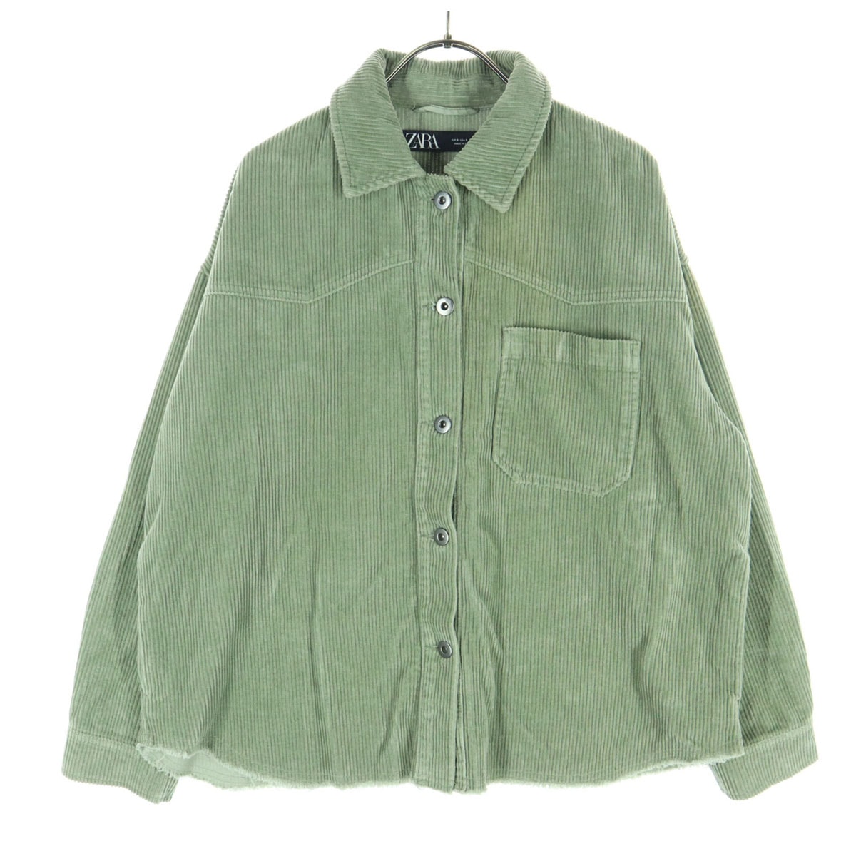 ZARA ザラ 長袖 コーデュロイジャケット S カーキ