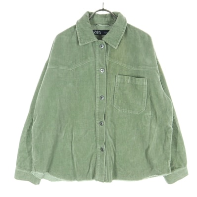 ZARA ザラ 長袖 コーデュロイジャケット S カーキ
