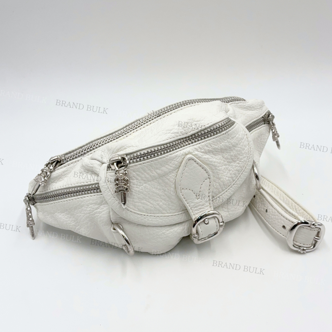【美品】クロムハーツ スナット バッグ ミニ レザー バッグ