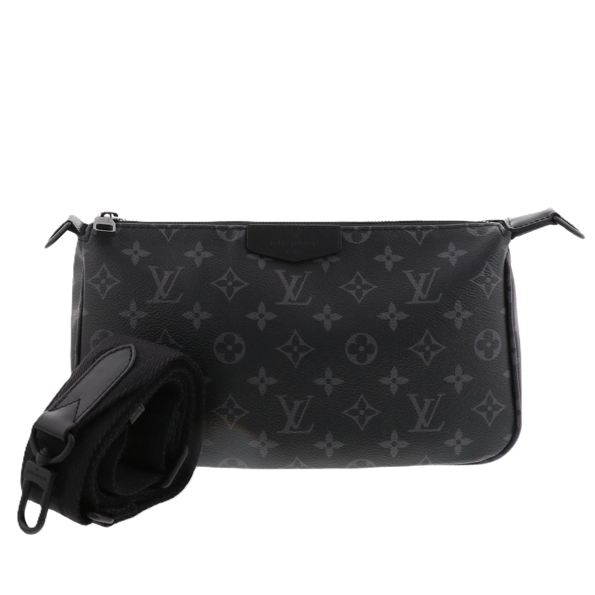 LOUIS VUITTON ルイ・ヴィトン ポシェット アクセソワール XL ショルダーバッグ M11741 モノグラムエクリプス ブラック メンズ【中古】