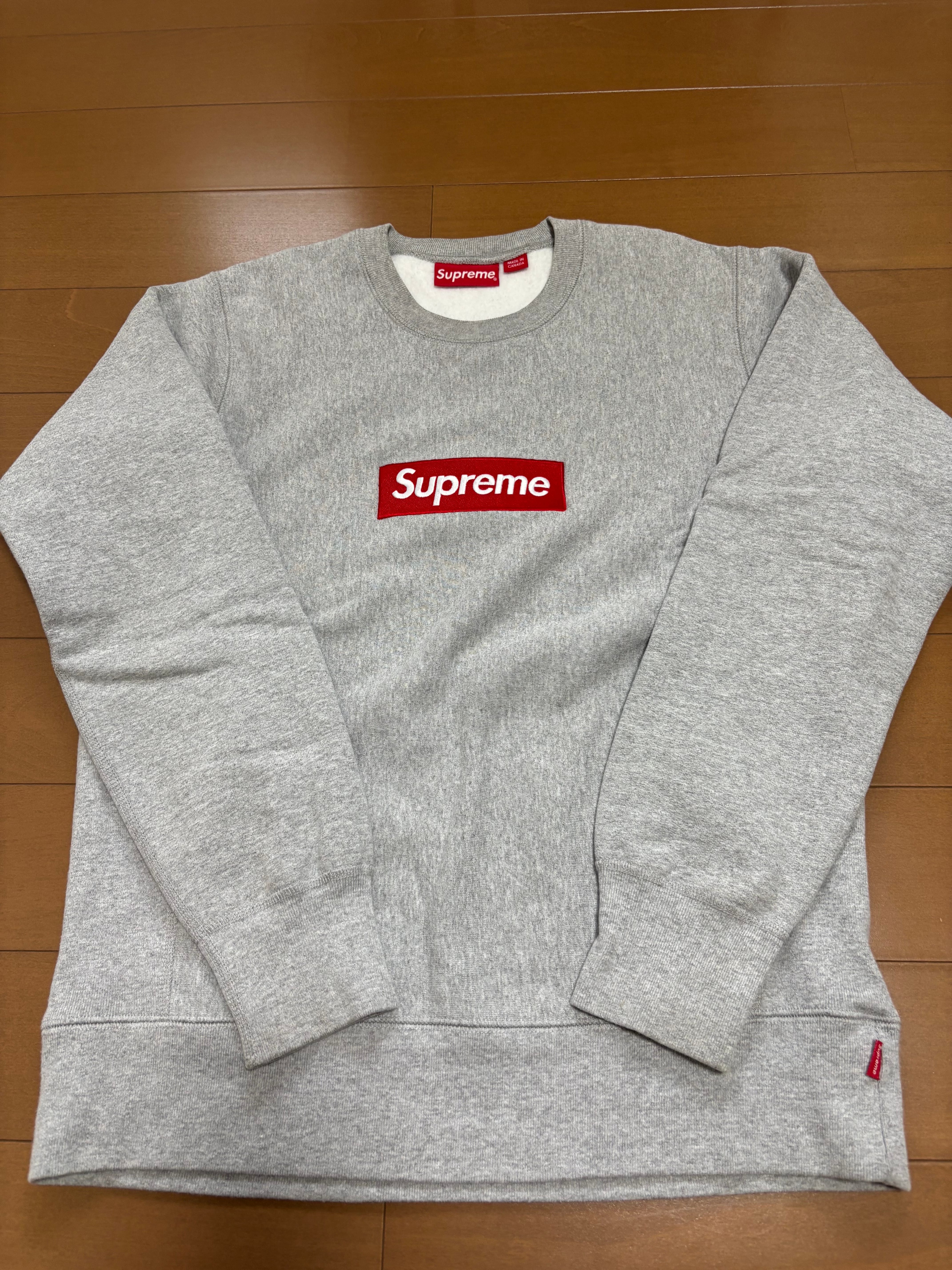 Supreme Box Logo Crewneck "Grey" (15FW)