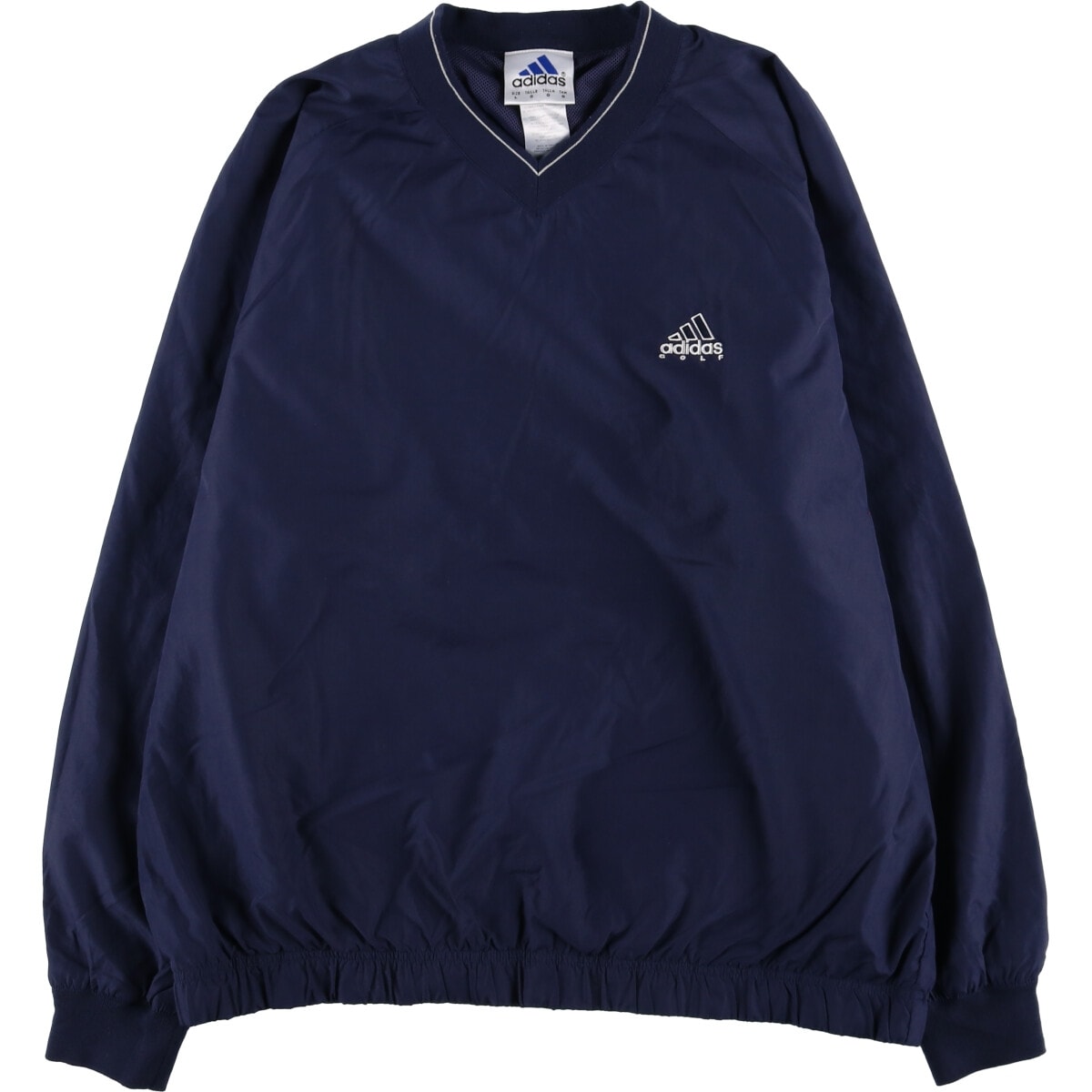 古着 90年代 アディダス adidas GOLF Vネック ウォームアッププルオーバー メンズL相当 ヴィンテージ/eaa520963