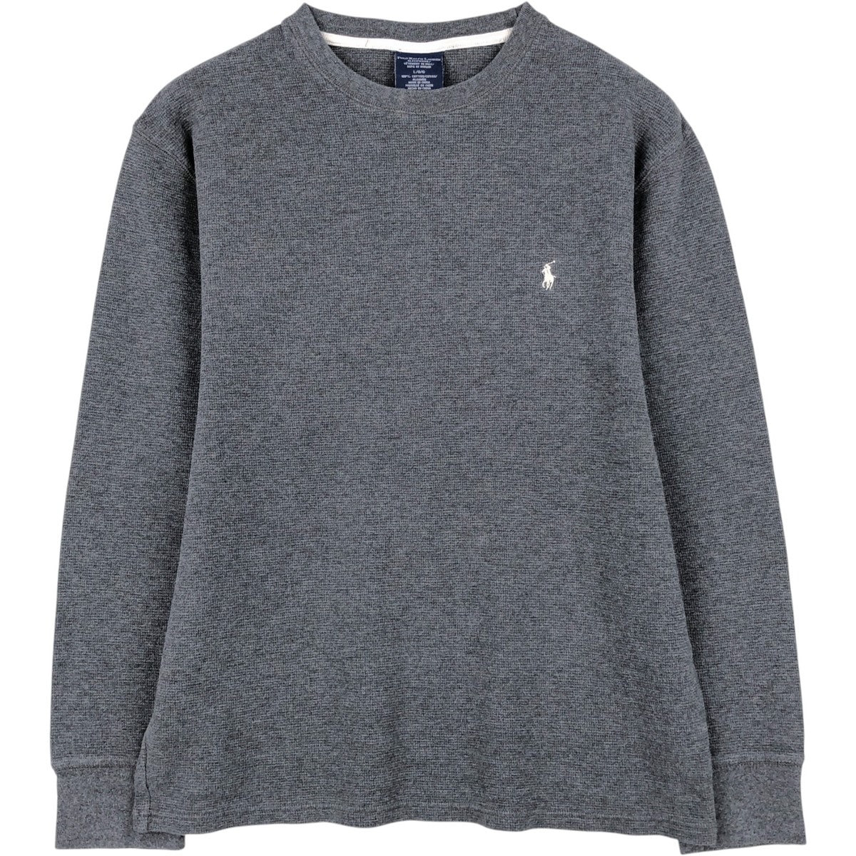 古着 ラルフローレン Ralph Lauren POLO RALPH LAUREN SLEEPWEAR サーマルロンT ワッフル メンズL相当/eaa652957