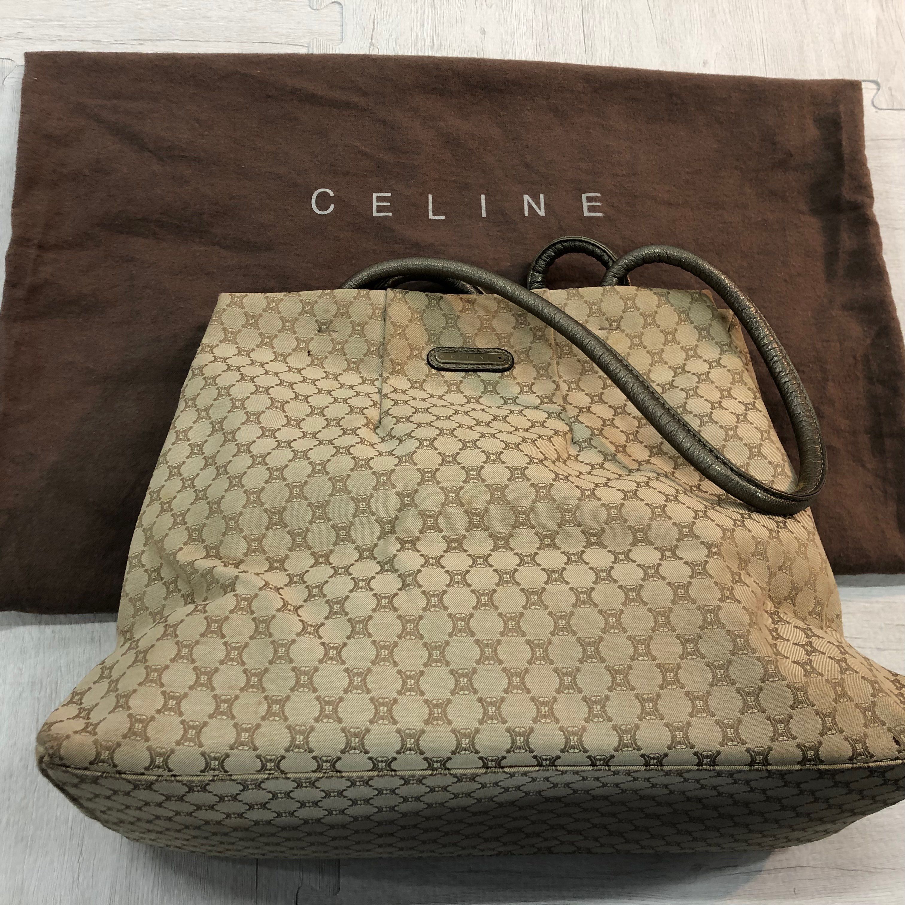 セリーヌ マカダム がま口 トートバッグ