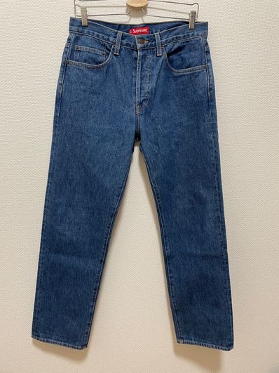 レギュラージーンズ ウォッシュトブルー