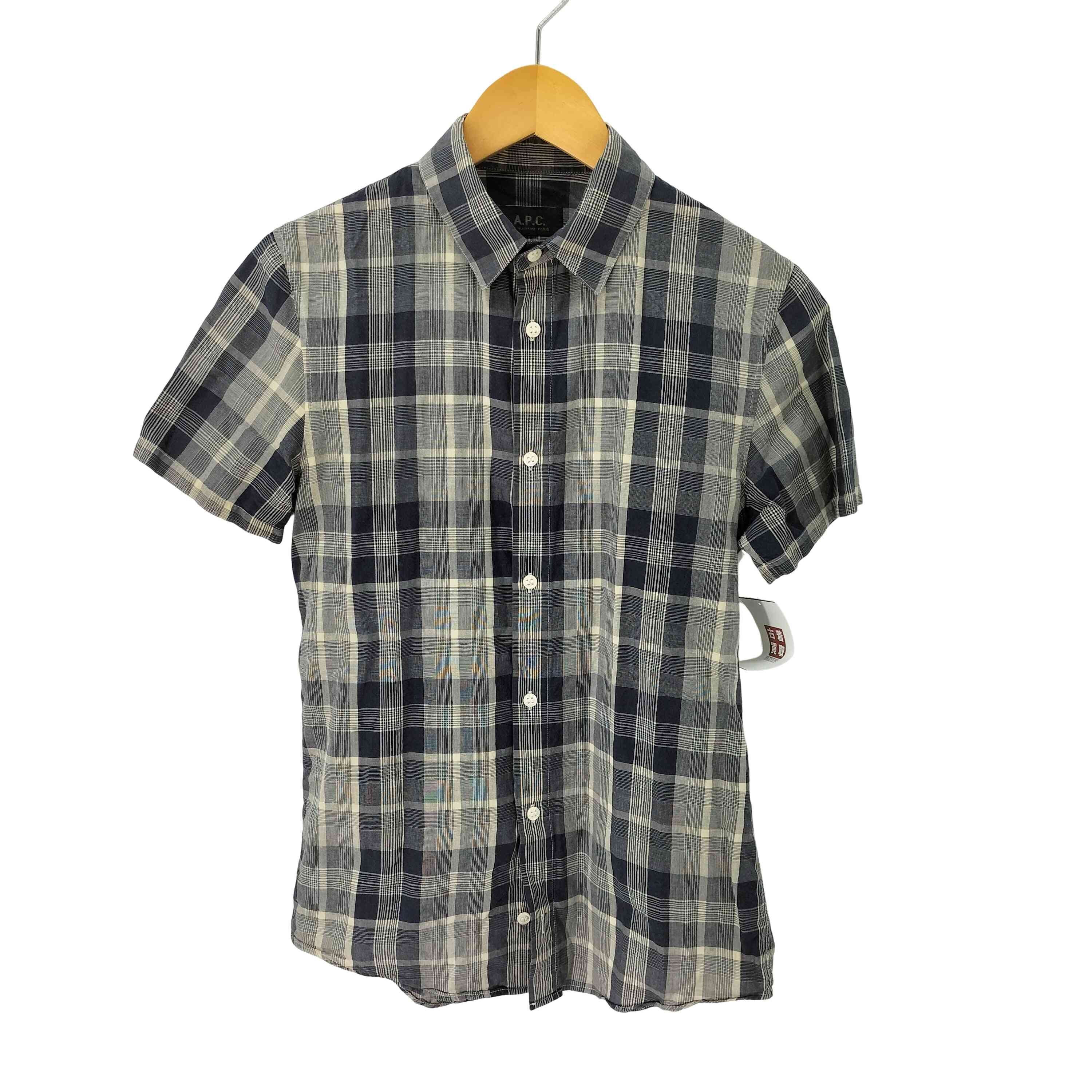 RUE MADAME PARIS チェック半袖シャツ【1140877787198】