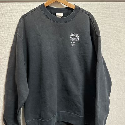 Nike x Stussy International Crewneck Sweatshirt (US Size) "Black" DC4198-010