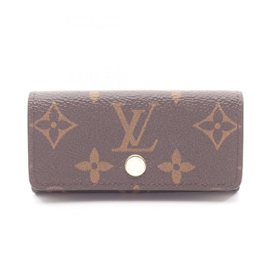ルイ・ヴィトン LOUIS VUITTON ミュルティクレ4 シトラス 4連 キーケース アクセサリー PVCコーティングキャンバス モノグラム レディース ブラウン系 / イエロー系 M28301 【中古】