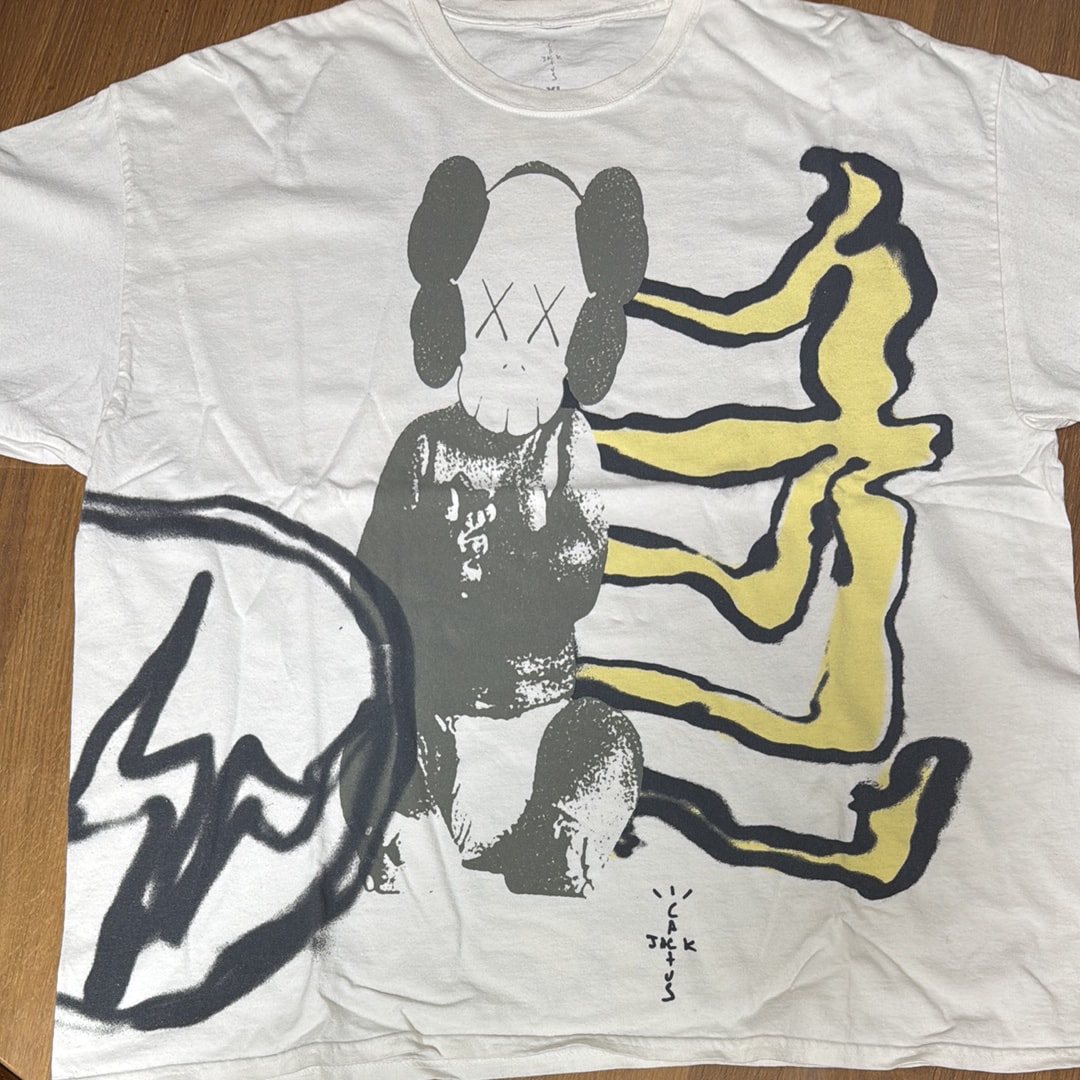 D (傷や汚れあり)】トラヴィススコット カクタスジャック x カウズ