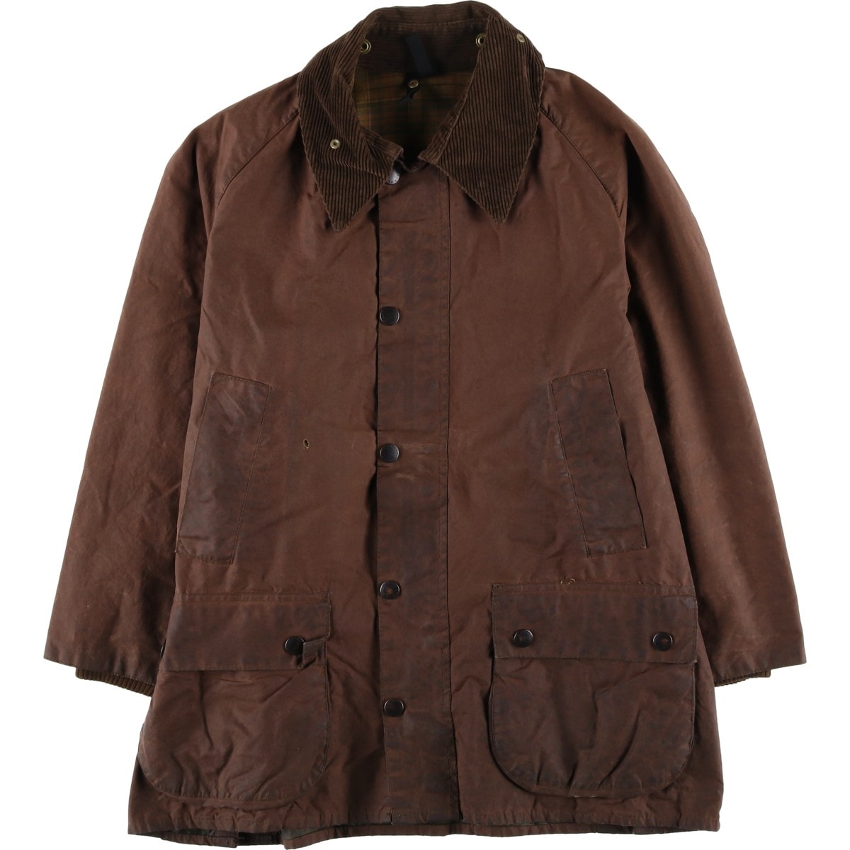 古着 90年代 バブアー Barbour BEDALE ビデイル 旧3ワラント ワックスコットン オイルドジャケット 英国製 C40 メンズM相当 ヴィンテージ/eaa604986