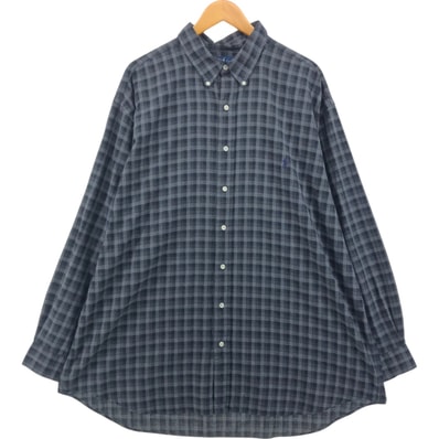 古着 ラルフローレン Ralph Lauren 長袖 ボタンダウンチェックシャツ メンズXXL相当/eaa473763