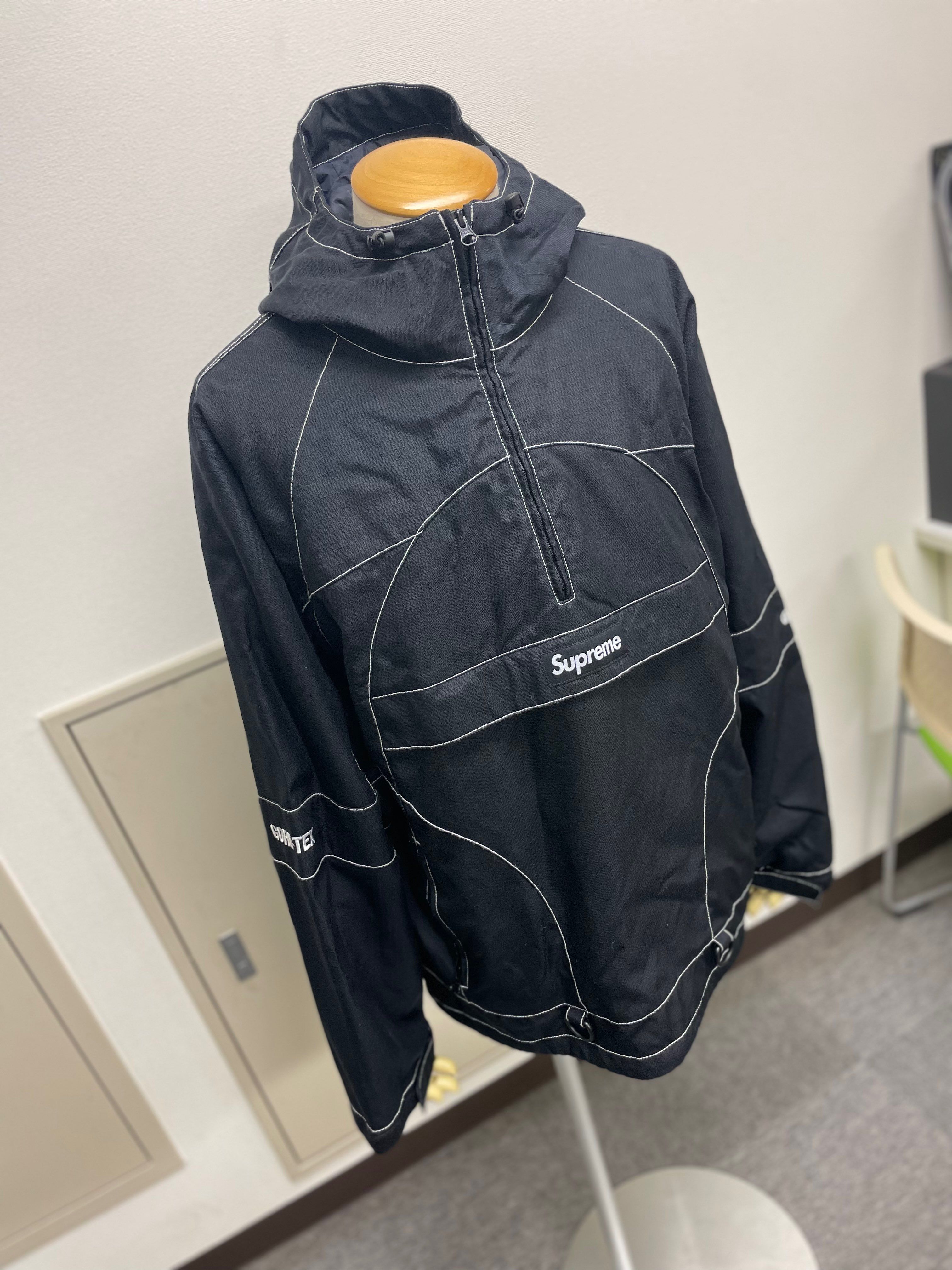 Supreme GORE-TEX Contrast Stitch Anorak "Black"