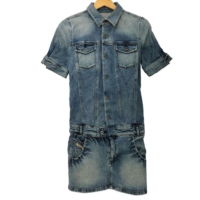 デニム ミニ ワンピース【1142514704131】