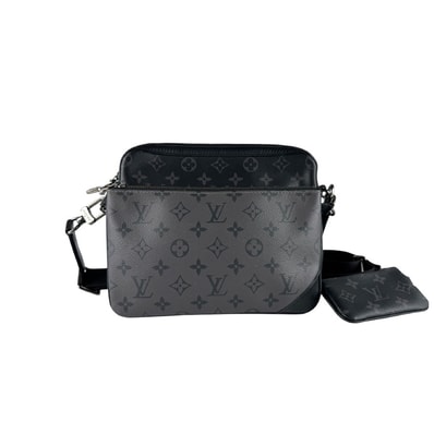 ルイ ヴィトン LOUIS VUITTON ショルダーバッグ モノグラム エクリプス リバース トリオ/モノグラム エクリプス リバース ブラック/グレー メンズ M69443【中古】 z9941