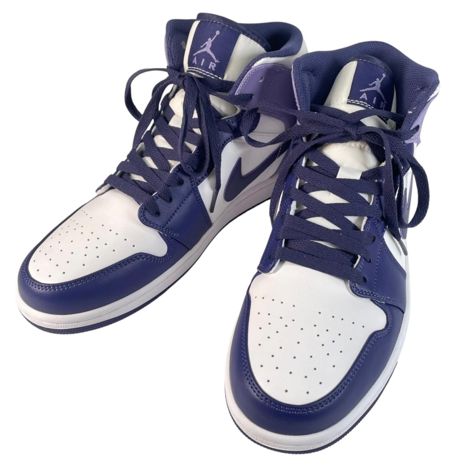 未使用品 NIKE ナイキ AIR JORDAN 1 MID DQ8426 515  スニーカー スムースレザー/ラバー パープル メンズ 28 44 10【古着】【中古】