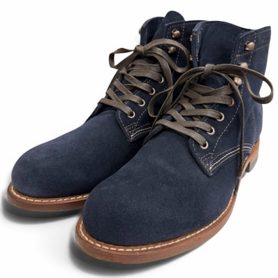 美品 ウルヴァリン アンクルブーツ 1000 Mile Boots ネイビー