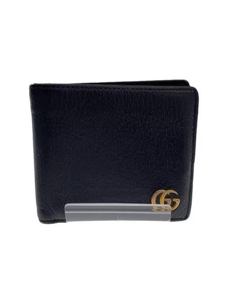 GUCCI GG Marmont Leather Coin Wallet "Black"