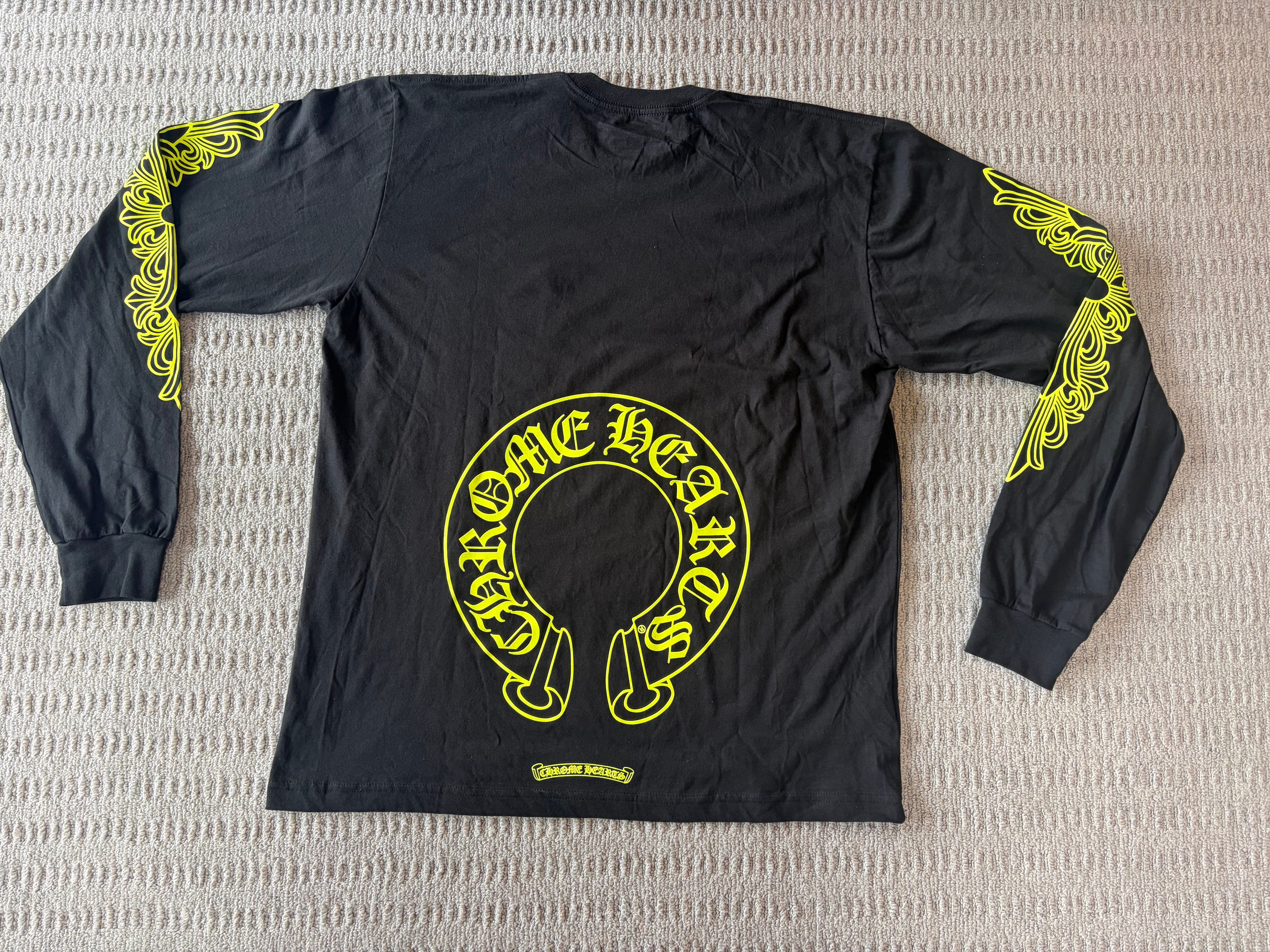 【日本未発売】クロムハーツ ホースシュー ロングスリーブ Tシャツ クロムハーツ ホースシュー ロングスリーブ Tシャツ 