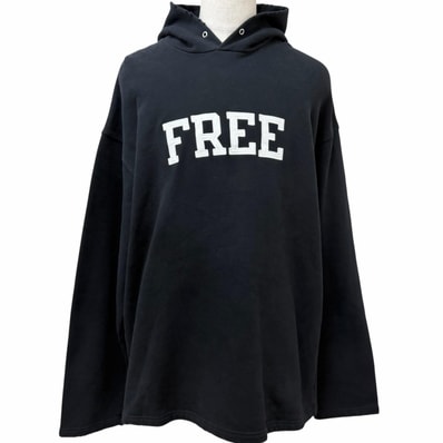 美品 バレンシアガ パーカー FREE DISTRESSED NO RIB