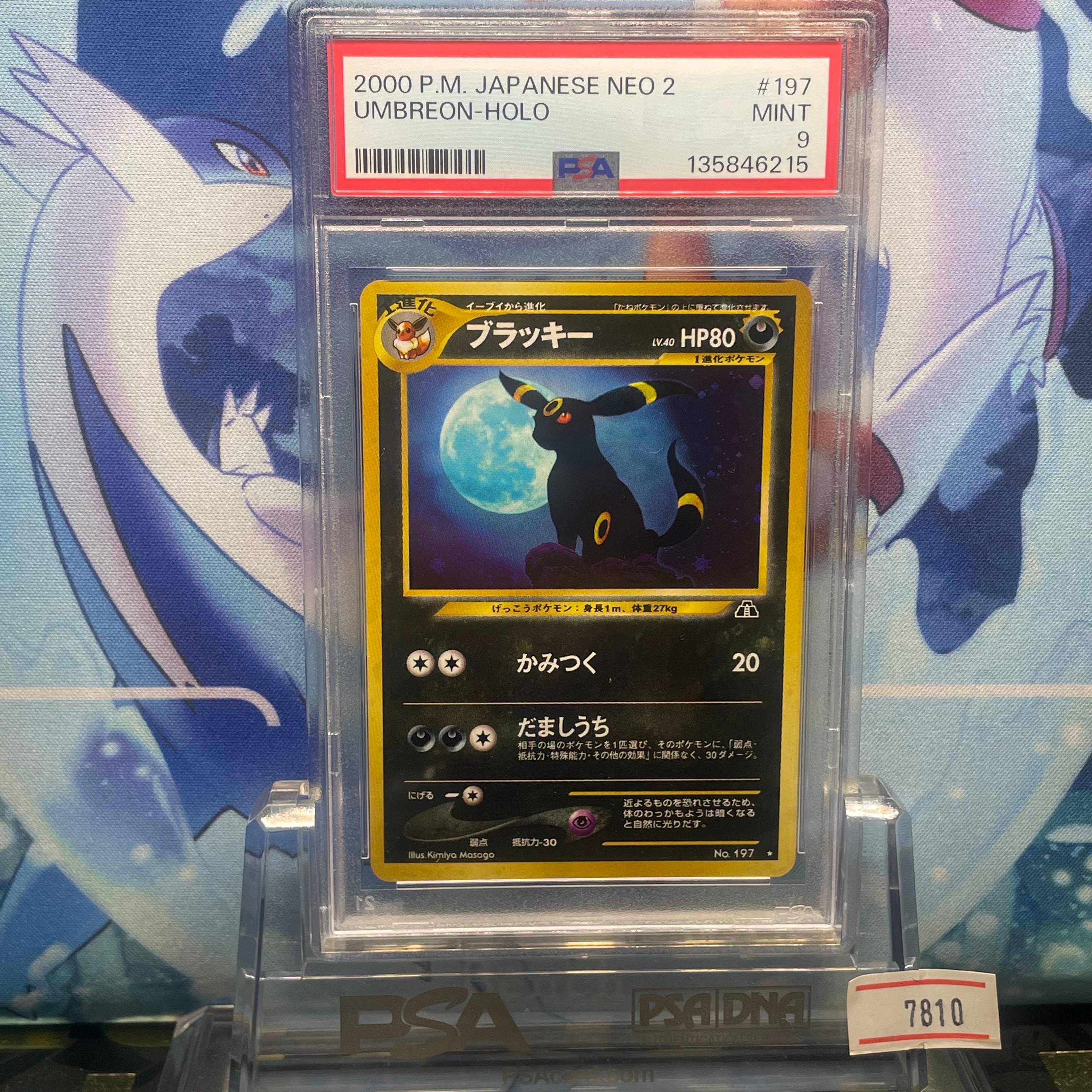 PSA10】ブラッキー ☆ : 旧裏 [neo2 No.197](ポケモンカード☆neo 拡張