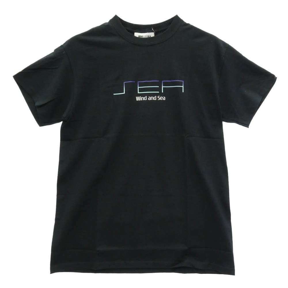 WIND AND SEA ウィンダンシー Tシャツ 20SS WDS-DRM-01 S_C_E T-SHIRT フロントプリント Tシャツ 半袖カットソー ブラック系 M【美品】【中古】