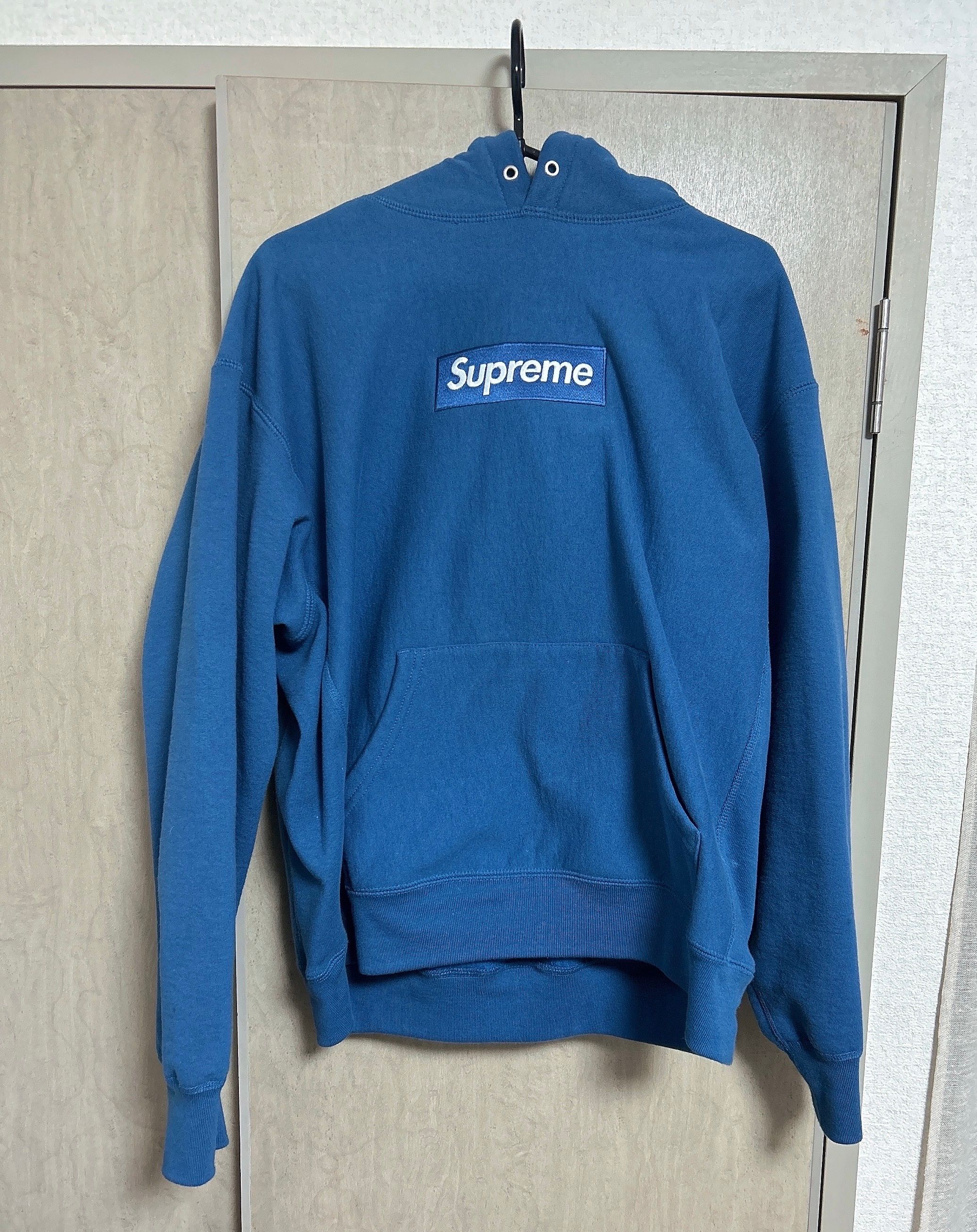 Supreme Box Logo Hooded Sweatshirt "Blue" (23FW)