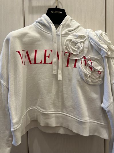 valentino パーカー クロップド丈
