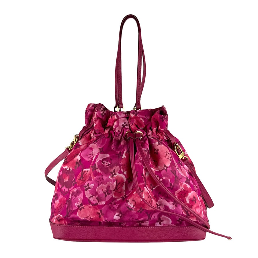 ルイ ヴィトン LOUIS VUITTON ハンドバッグ ショルダーバッグ イカットフラワー ノエフルMM ナイロン ローズアンディアン レディース M94313【中古】 z10179