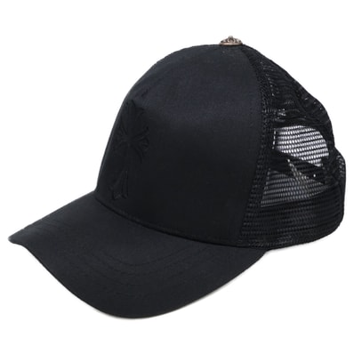 Chrome Hearts Baseball Denim Cap Cross "Black"