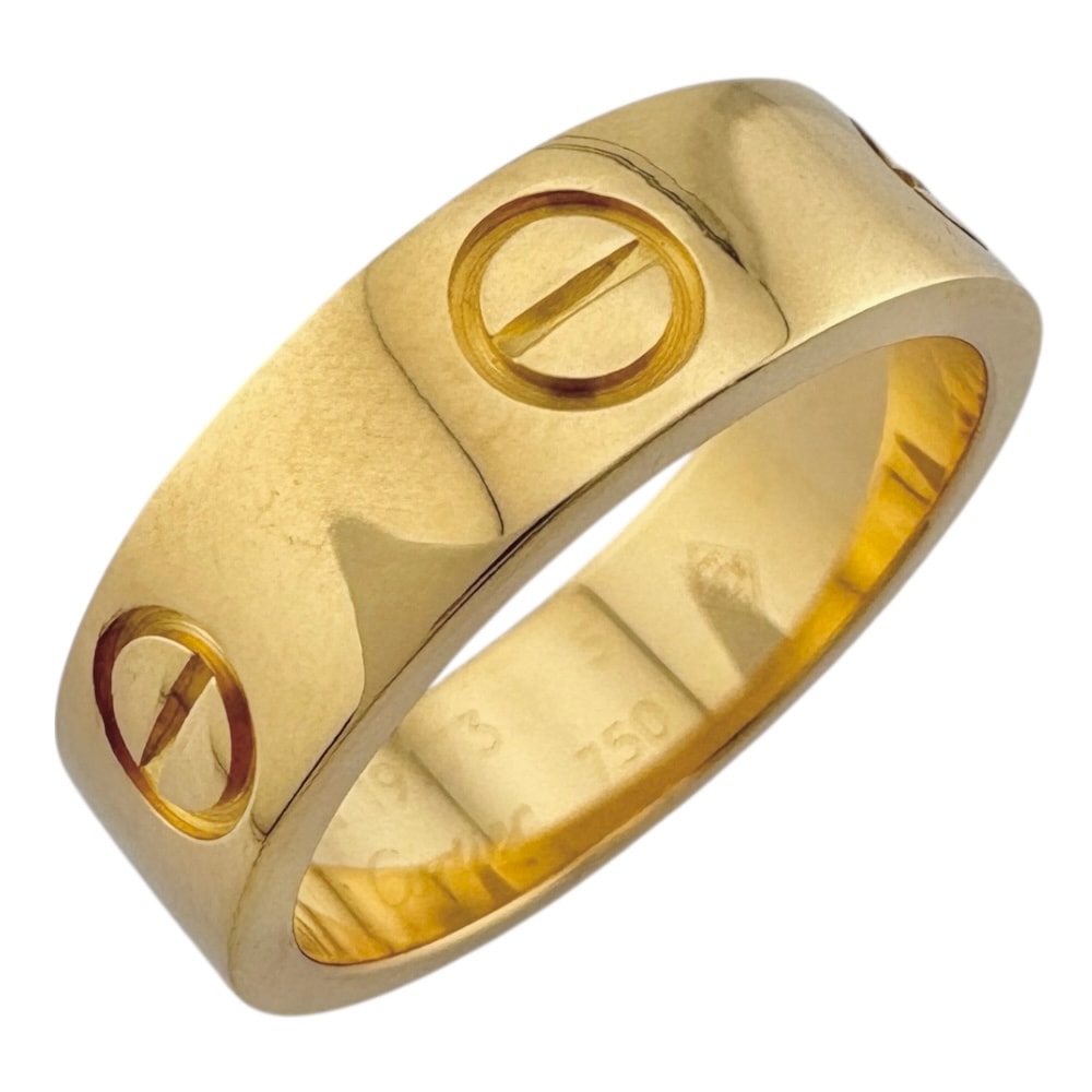 カルティエ ラブ リング 指輪 10.5号 18金 K18イエローゴールド レディース CARTIER  中古