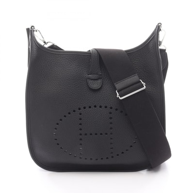エルメス HERMES エヴリン 3 トロワ PM ショルダーバッグ バッグ トリヨンクレマンス トリヨンクレマンス K刻印(2025年製造) レディース ブラック系 【中古】