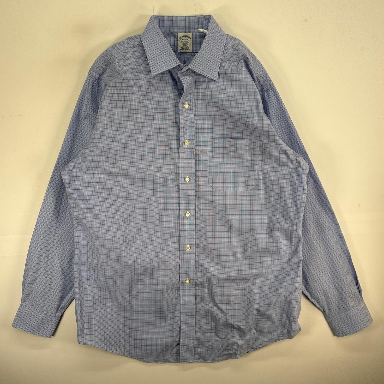 古着 ブルックスブラザーズ Brooks Brothers 長袖シャツ チェック REGENT カラーステイ L ブルー系 マルチカラー メンズ