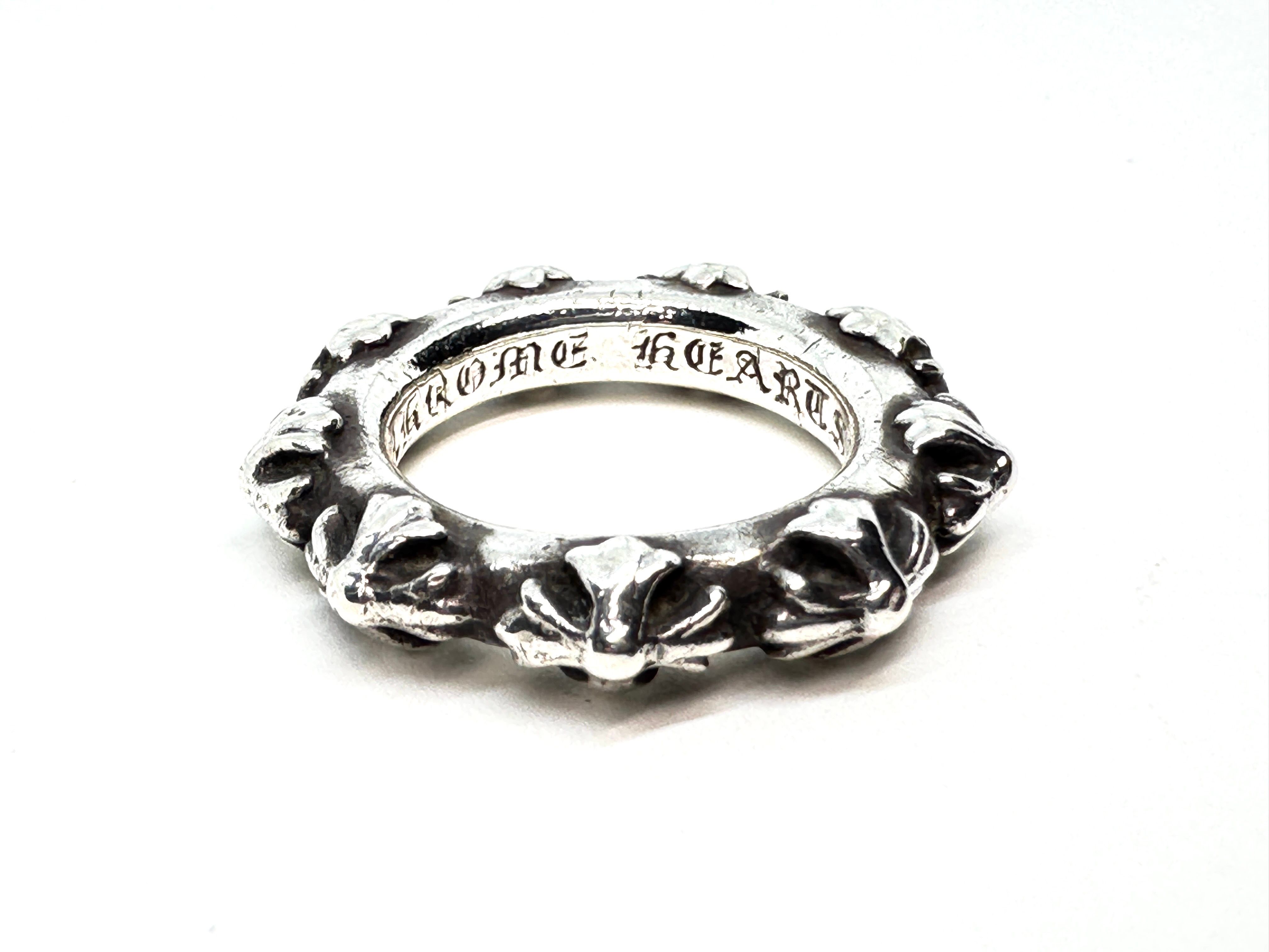 Chrome Hearts Cross Band Ring "Silver"