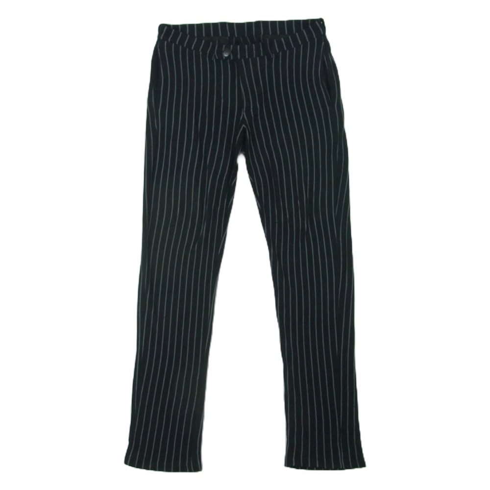 HYSTERIC GLAMOUR ヒステリックグラマー パンツ ストライプ パンツ レーヨン シルク 日本製 ブラック系 グレー系 S【中古】