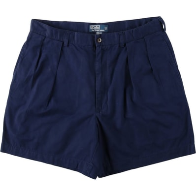 古着 ラルフローレン Ralph Lauren Polo Ralph Lauren ANDREW SHORT ツータック チノショーツ ショートパンツ メンズw35相当/eaa653493